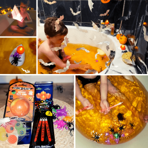 spooky Halloween bath activities for kids