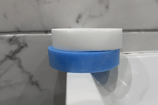 Ramer white and blue supersoft baby sponges
